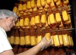 Räuchern von Käse