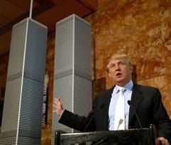 Donald Trump und die «Twin Towers II» (Foto: dpa)