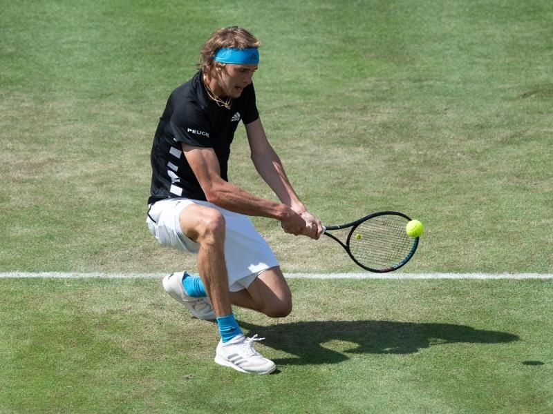 Alexander Zverev fühlt sich in Halle pudelwohl. Foto: Silas Stein