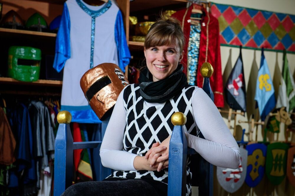 Arbeitsplatz Kinderkemenate: Seit Mai 2018 ist die Museumspädagogin Claudia Meißner auf der Neuenburg tätig.