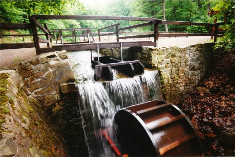 So soll auch das neue Wasserrad im Kalten Tal aussehen.