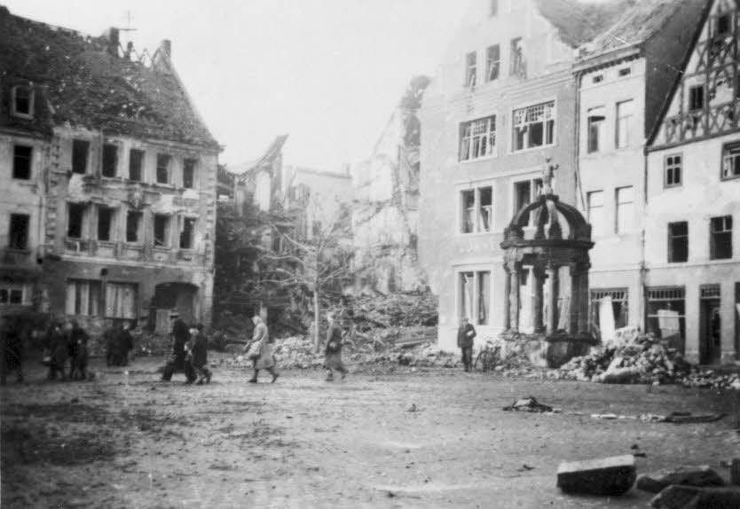 Ein Blick auf den Merseburger Markt.