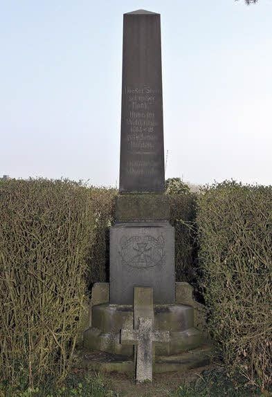 Das Kriegerdenkmal wird umgesetzt.