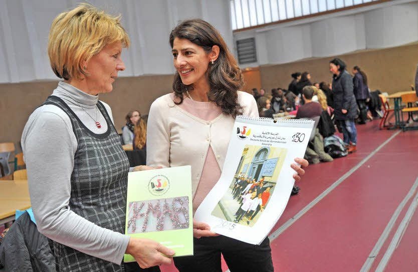 Gabi Hubert und ihre ägyptische Kollegin Gihan Hashem