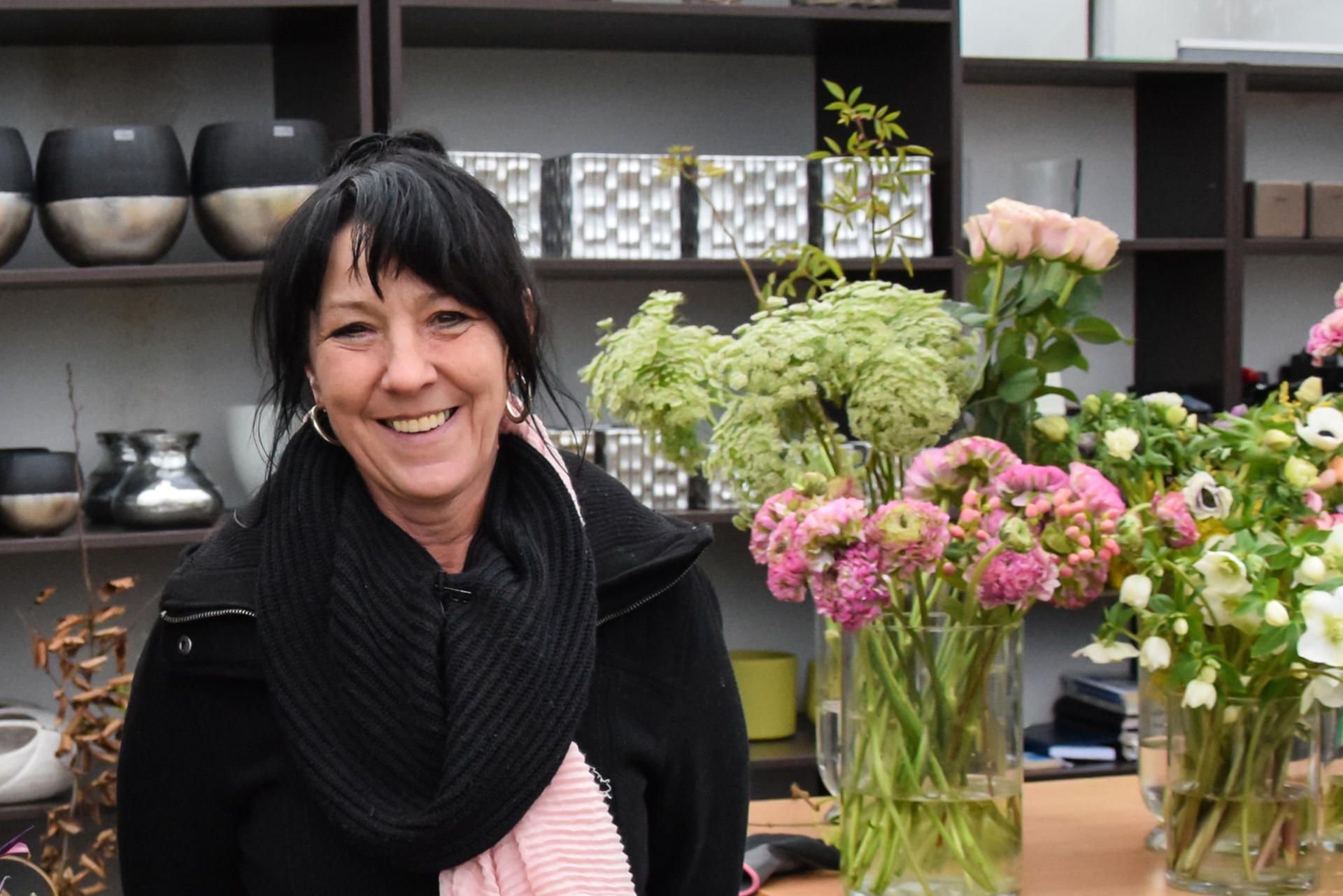 Andrea Knutas aus Dessau will „MDR Garten-Florist 2018“ werden