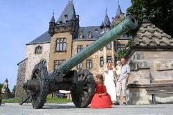 Beliebtist die Fachwerkstadt Wernigerode als Hochzeitskulisse. (Foto: dpa)
