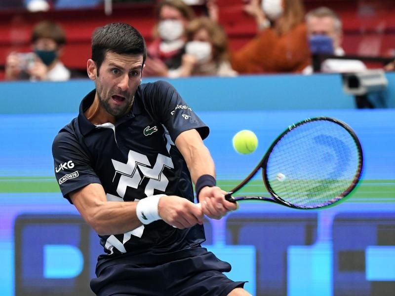 Novak Djokovic ist in Wien ausgeschieden. Foto: Helmut Fohringer/APA/dpa
