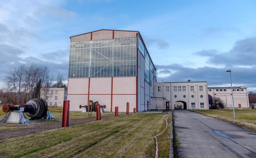 Das Industriedenkmal Kraftwerk Zschornewitz in diesen Tagen.