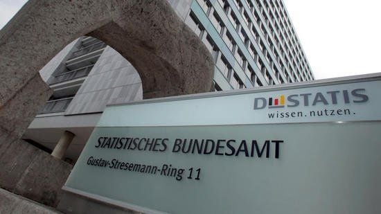 Der Hauptsitz des Statistischen Bundesamtes in Wiesbaden.