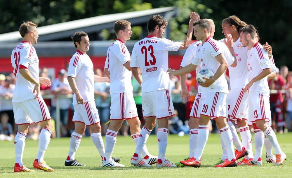 Generalprobe für RB Leipzig. Am Sonnabend spielen die „Roten Bullen“ in Dessau gegen Hertha BSC.