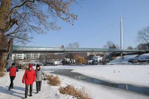 Böllberg und Wörmlitz werden durch den Saalelauf geprägt. (FOTO: ANDREAS LÖFFLER)