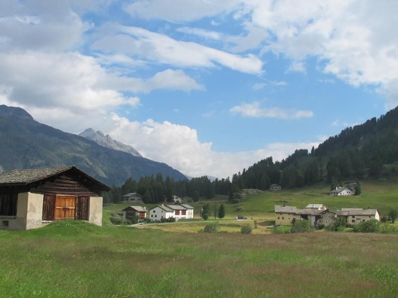 Die malerische Bergwelt in Sils Maria (Schweiz) war für Schriftsteller, Maler und Wanderer ein Ort der Ruhe und Inspiration. Foto: Christiane Oelrich