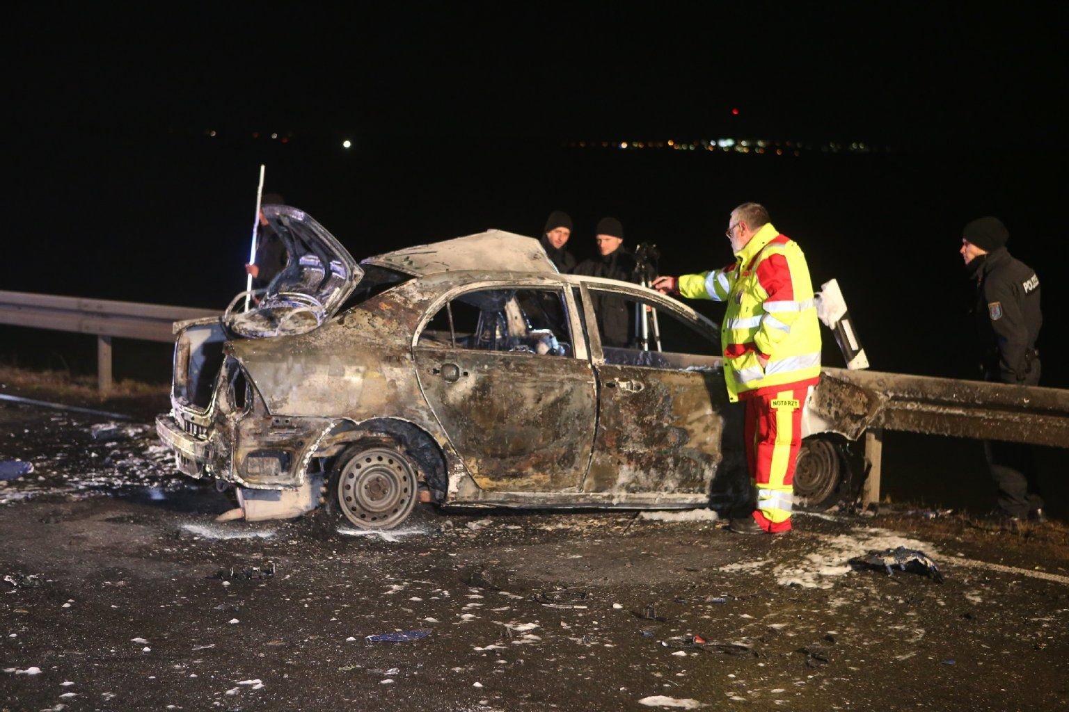 Tödlicher Unfall auf der A2 zwischen Gera und Zeitz.
