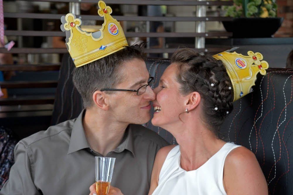 Daniel und Antje Jantschke als König und Königin für einen Tag
