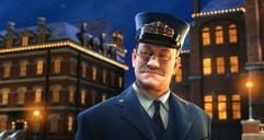 Der Schaffner der Dampflokomotive (gespielt von Tom Hanks) blickt die mitfahrenden Kinder streng an (Szenenfoto). Hanks sicherte sich die Rechte an dem Weihnachtsmärchen «Polarexpress» und schlug es dem Regisseur und Produzenten Robert Zemeckis zur Verfilmung vor. Der komplette Film wurde mit dem vom Effekt-Spezialist Ken Ralston entwickelten Performance-Capture-Sytsem verwirklicht. Dieses neue Verfahren ermöglicht es, die menschliche Darstellung, Mimik und Gestik durch über 150 am Körper angebrachte Sensoren auf die digitalen Filmfiguren zu übertragen. (Foto: dpa)