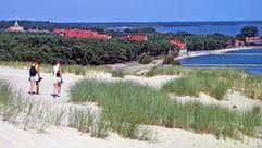 Die Kurische Nehrung mit ihren großen Sanddünen ist 100 Kilometer lang und zum Teil nur 400 Meter breit. (Foto: dpa)