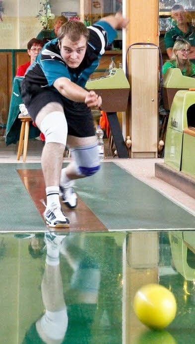 Christopher Bartz steuerte zum vierten Platz des SKC Buna Schkopau 488 Punkte bei.