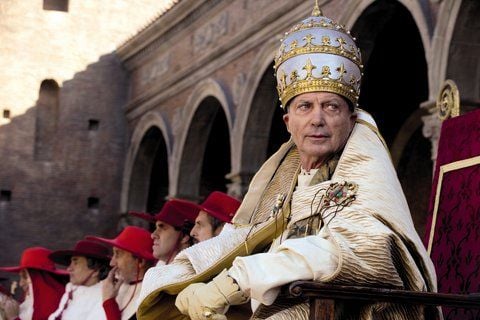 Udo Kier als Papst Innozenz VIII in dem ZDF-Sechsteiler «Borgia». (FOTO: DAPD)