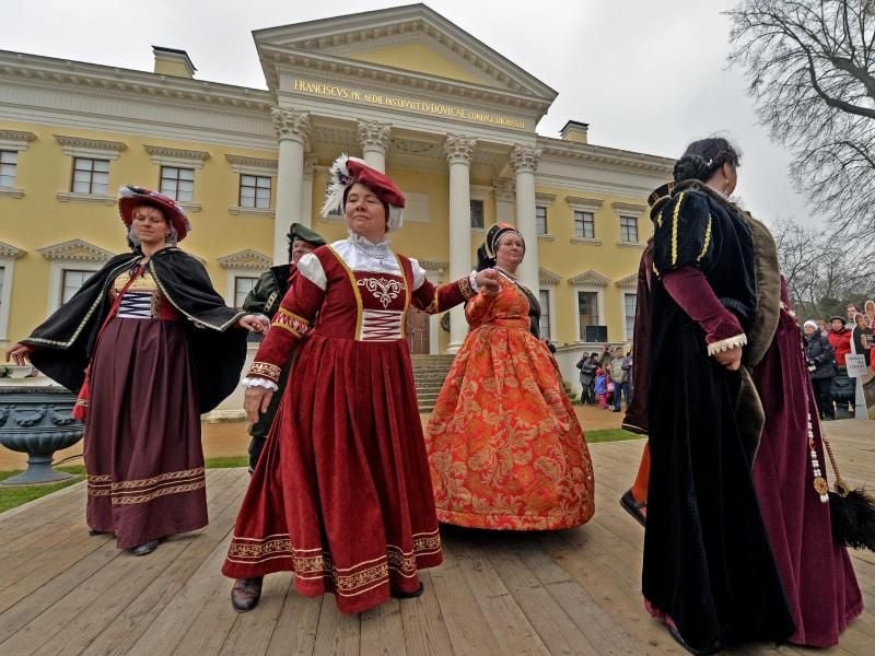 Das Fest zum traditionellen Frühlingserwachen im Gartenreich Dessau-Wörlitz. Foto: H. Schmidt/Archiv