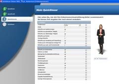 Schritt für Schritt zur Steuerklärung: In «QuickSteuer Deluxe 2006» werden Anwender virtuell an die Hand genommen. In einem Erklärungsvideo wird das Vorgehen erklärt. (Foto: dpa)