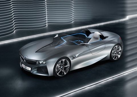 Bei der BMW-Studie Vision Connected Drive lässt man die Türen auf Knopfdruck in der Karosserie verschwinden. (FOTO: HERSTELLER)