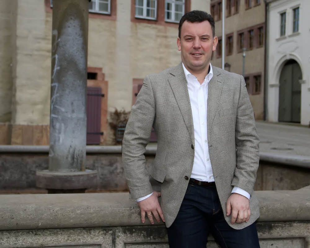 André Schröder fühlt sich wohl in seiner Heimatstadt Sangerhausen.