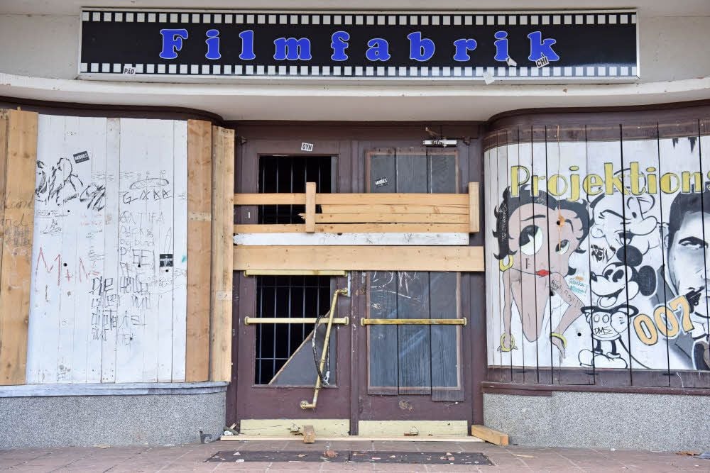 Das frühere Kino verwahrlost zusehends.