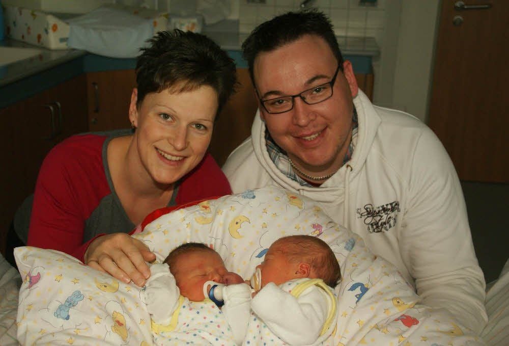 Lina und Jonas Körner sind der Sonnenschein von Katja Körner und Nico Lindner.