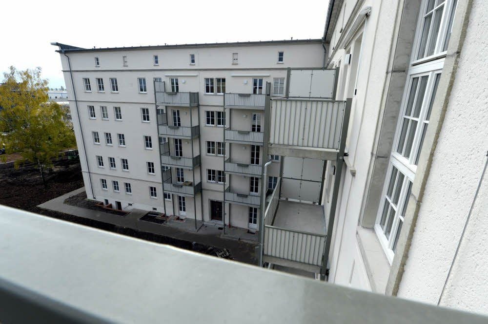 Blick in den Hinterhof