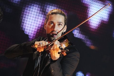 Star-Geiger David Garrett (Foto vom 12.04.2012) wird bei einer Gala in Berlin mit dem Musikpreis Echo ausgezeichnet. (FOTO: DPA)
