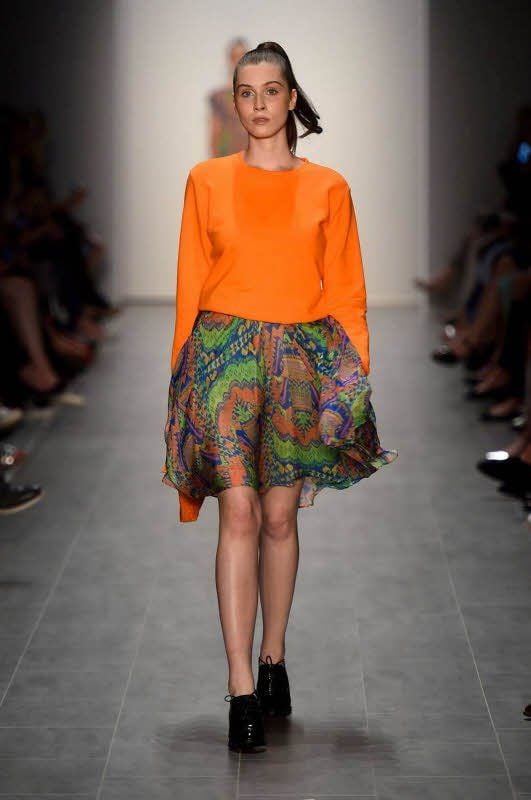 Die 21-Jährige lief im vergangenen Jahr auf der Fashion Week in Berlin für den Münchner Modemacher Marcel Ostertag.