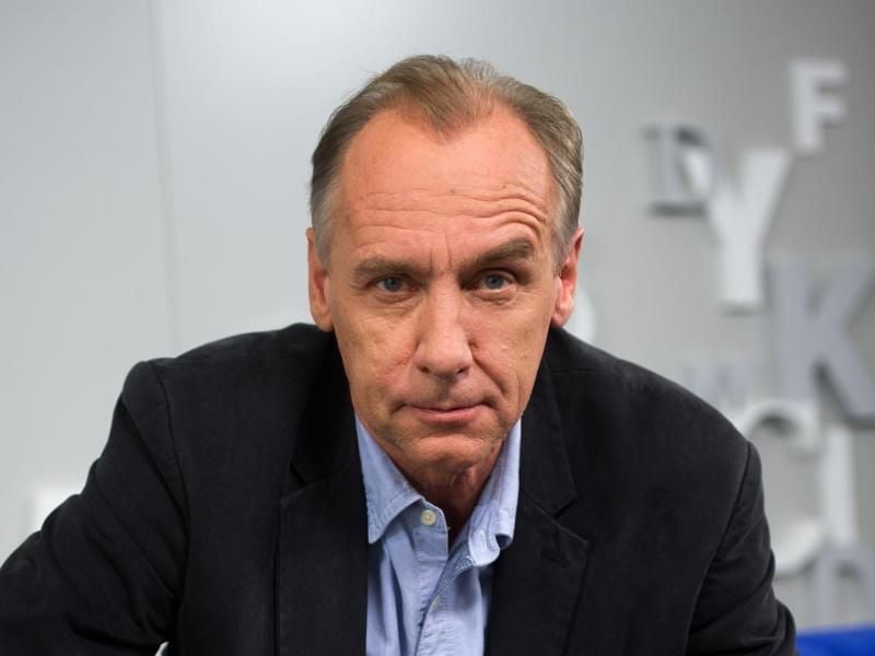 Der schwedische Schriftsteller Hakan Nesser auf der 64. Frankfurter Buchmesse. Foto: Arno Burgi