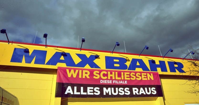 Bei Max Bahr gehen die Lichter aus.Insolvenz der Bernburger Baumarkt wird nach Ausverkauf schließen. Um ihre Jobs bangen 35 Mitarbeiter.