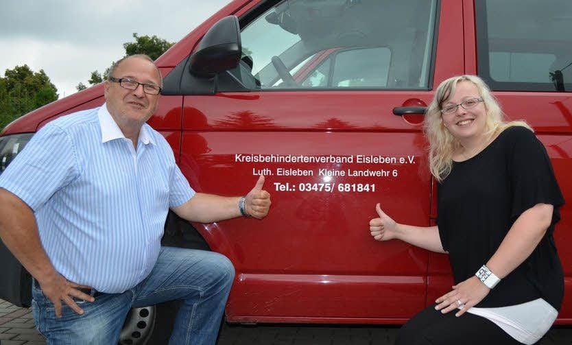 Daumen hoch für den Verein: Thomas und Katharina Werner.