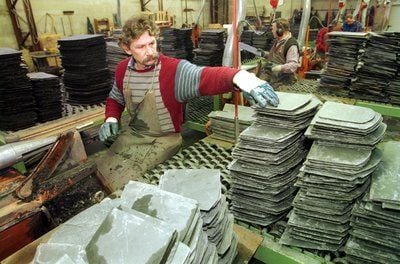 Altdeutsche Decksteine in der traditionellen Form «Thüringer Hieb» (FOTO: DPA)