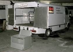 Ausgeraubter Geldtransporter