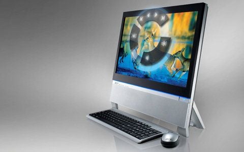Bei einem All-in-one-PC steckt die gesamte Technik im Monitorgehäuse. (FOTO: DPA)