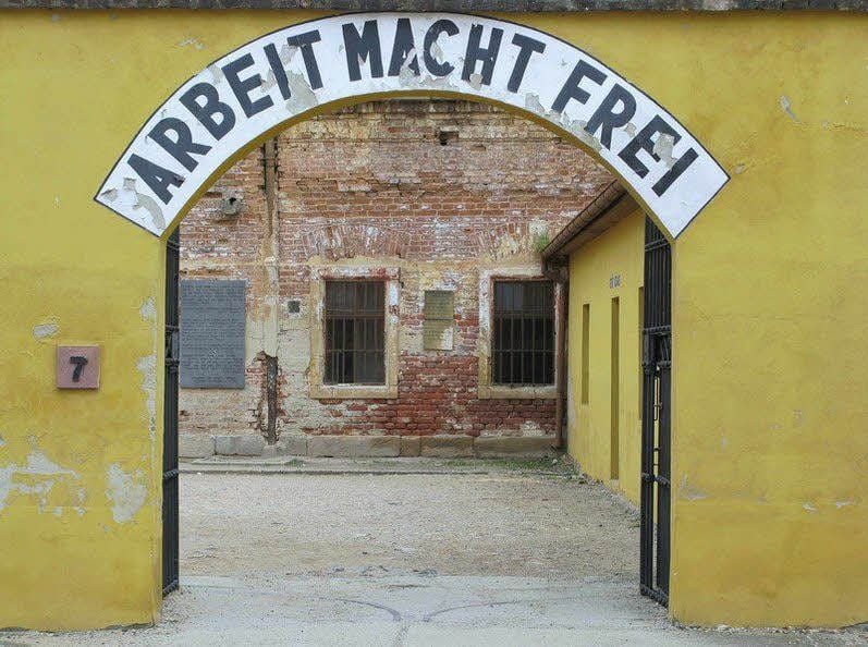 Eingang zum Konzentrationslager in der Kleinen Festung Theresienstadt