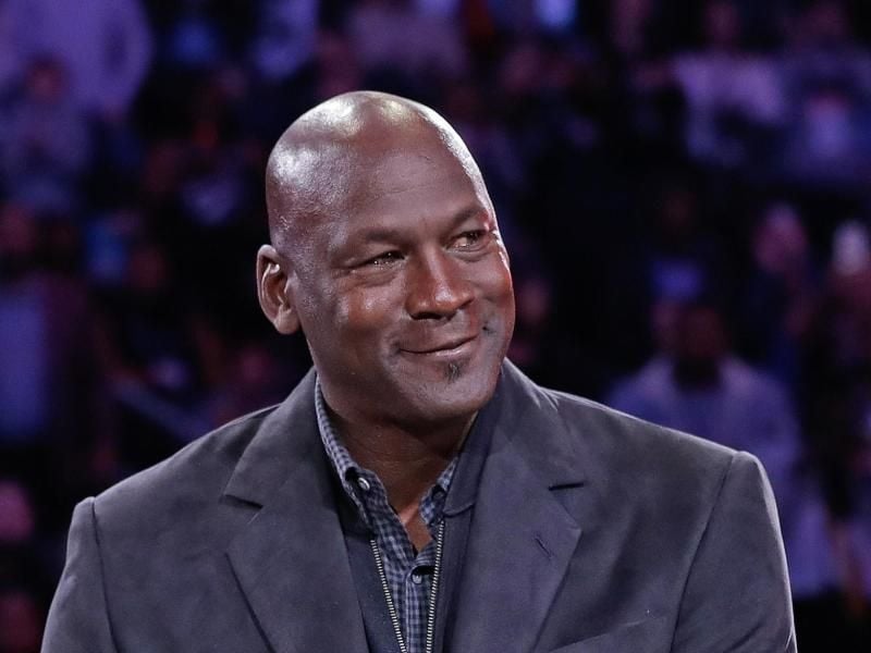 Spendet zwei Millionen US-Dollar für die US-Hilfsorganisation „Feeding America”: Michael Jordan. Foto: Chuck Burton/AP/dpa