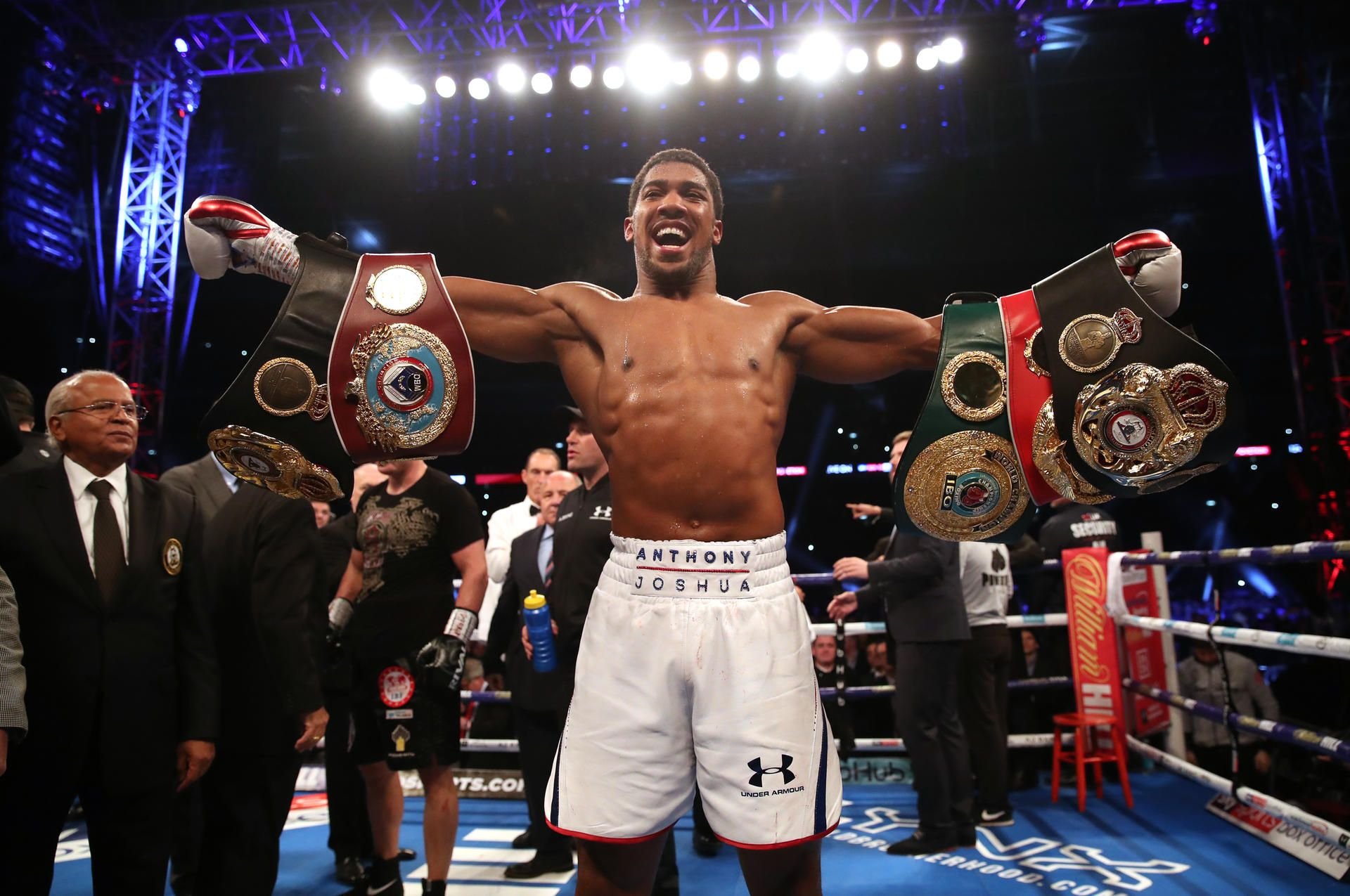 Anthony Joshua blieb auch im 22. Kampf seiner Karriere unbesiegt.