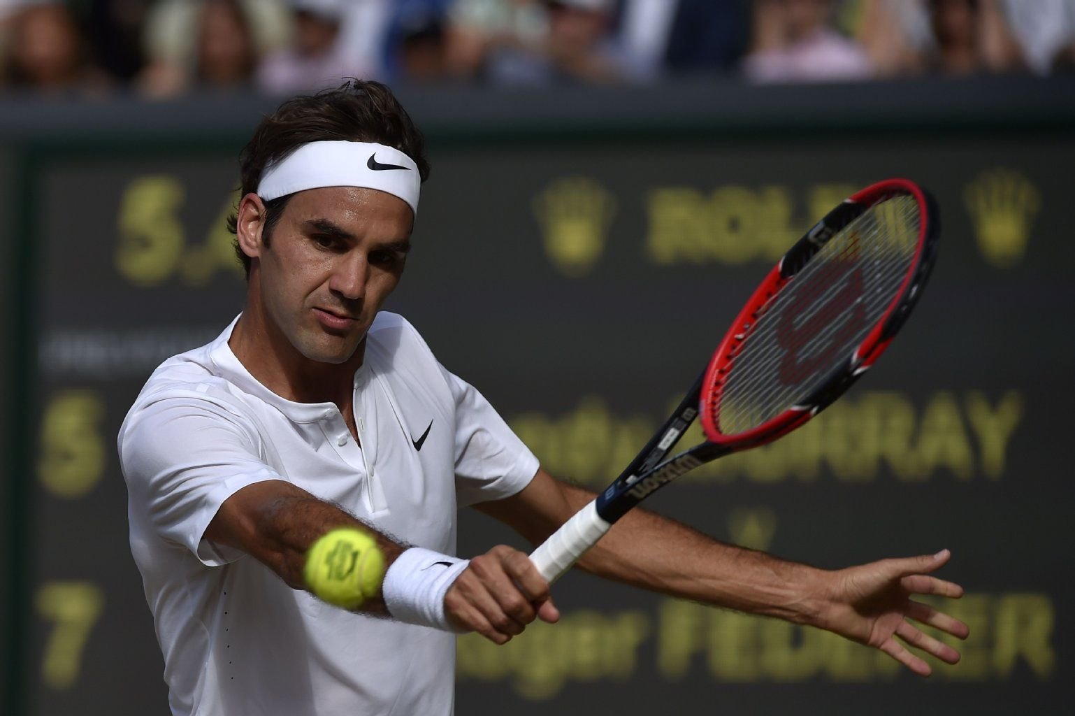 Präsentiert sich in Wimbledon erneut in herausragender Form: Der Schweizer Roger Federer.