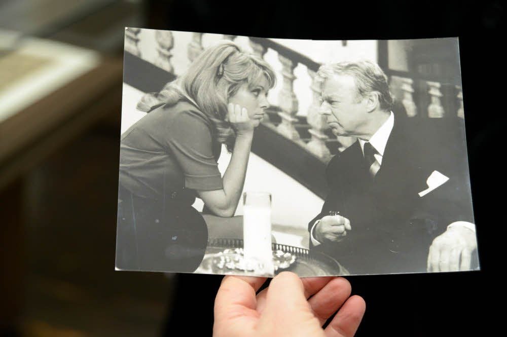 Ein Foto erinnert an den Film mit Heinz Rühmann.