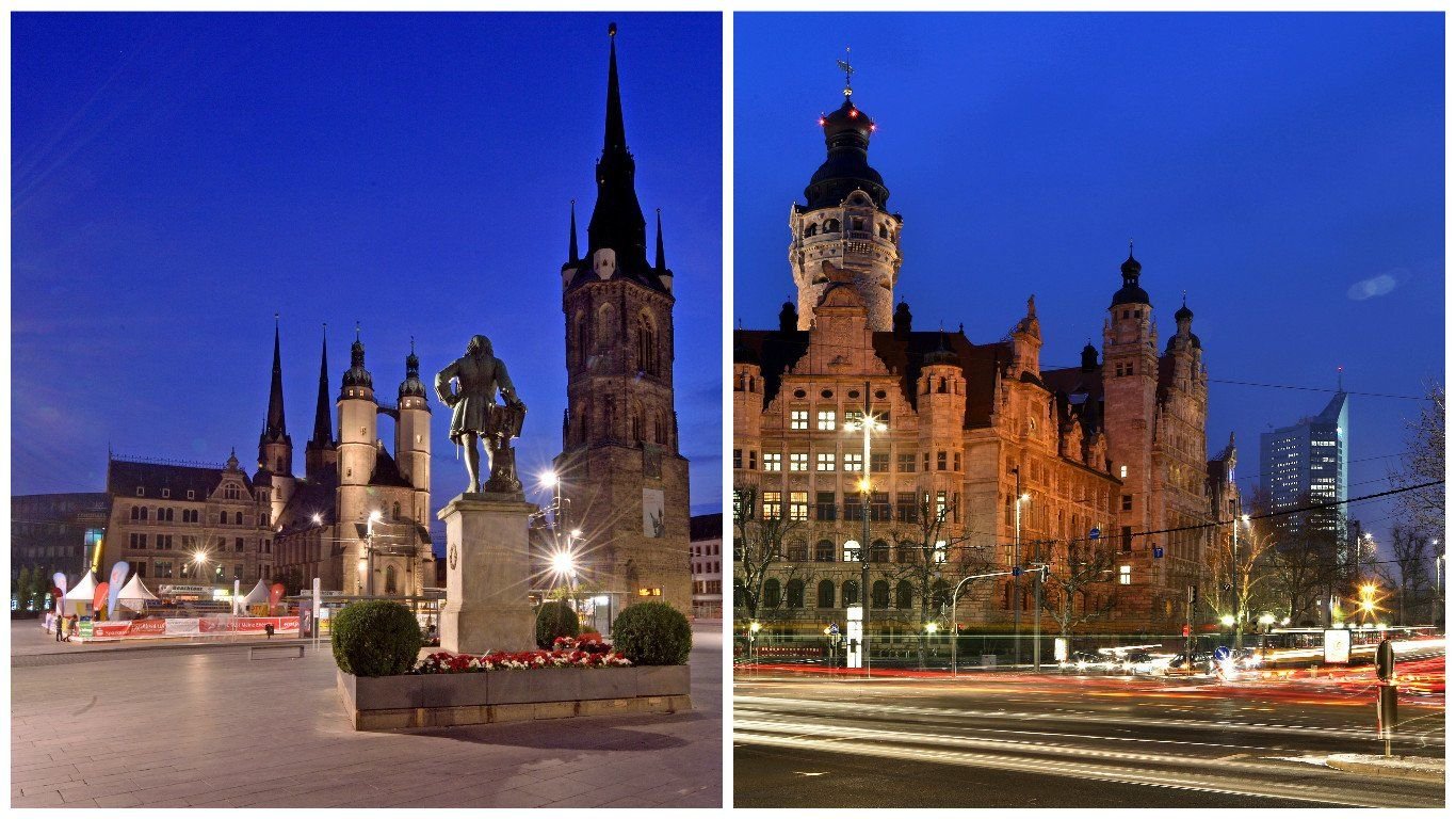Halle gegen Leipzig: Welche Stadt schneidet im direkten Duell besser ab?