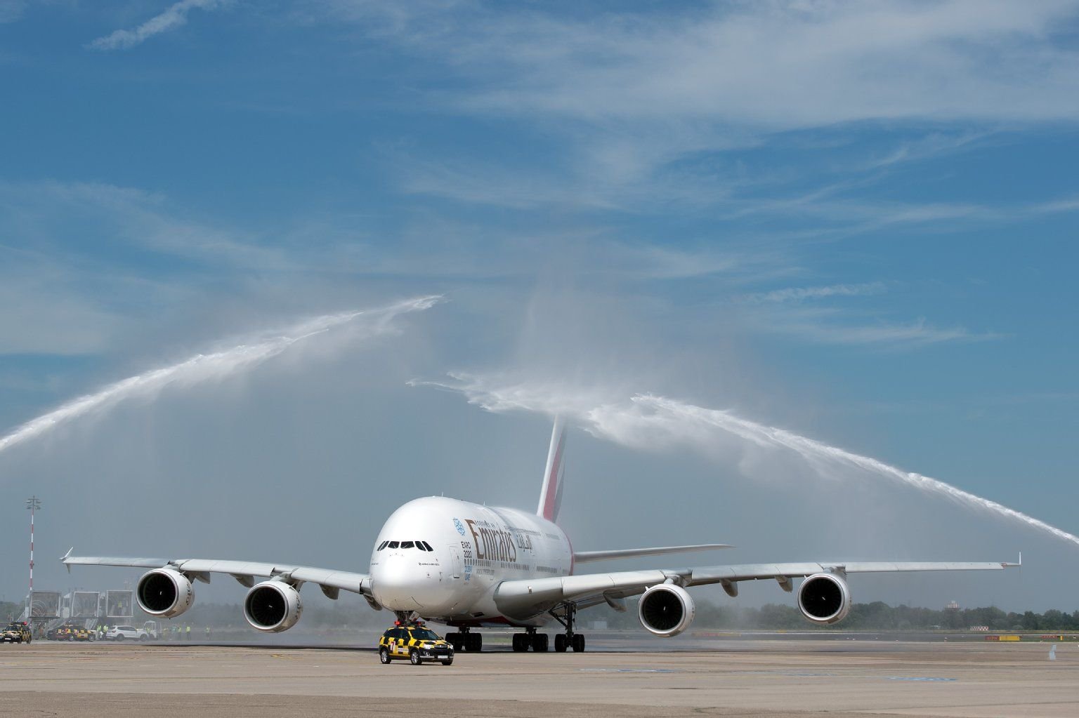 Der A380 ist gut gelandet.