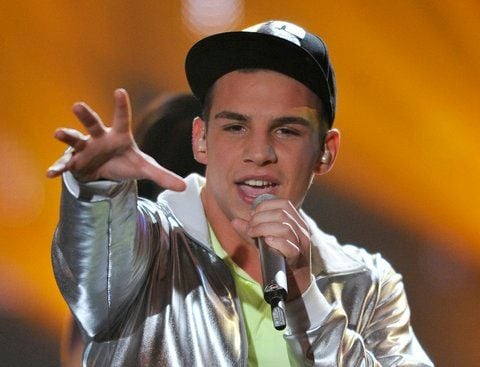 Pietro Lombardi bei einer Probe zur RTL Castingshow «Deutschland sucht den Superstar» auf der Bühne. (FOTO: ARCHIV/DPA)