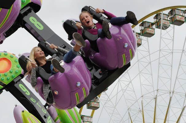 Nervelkitzel ist auf dem Volksfest garantiert.