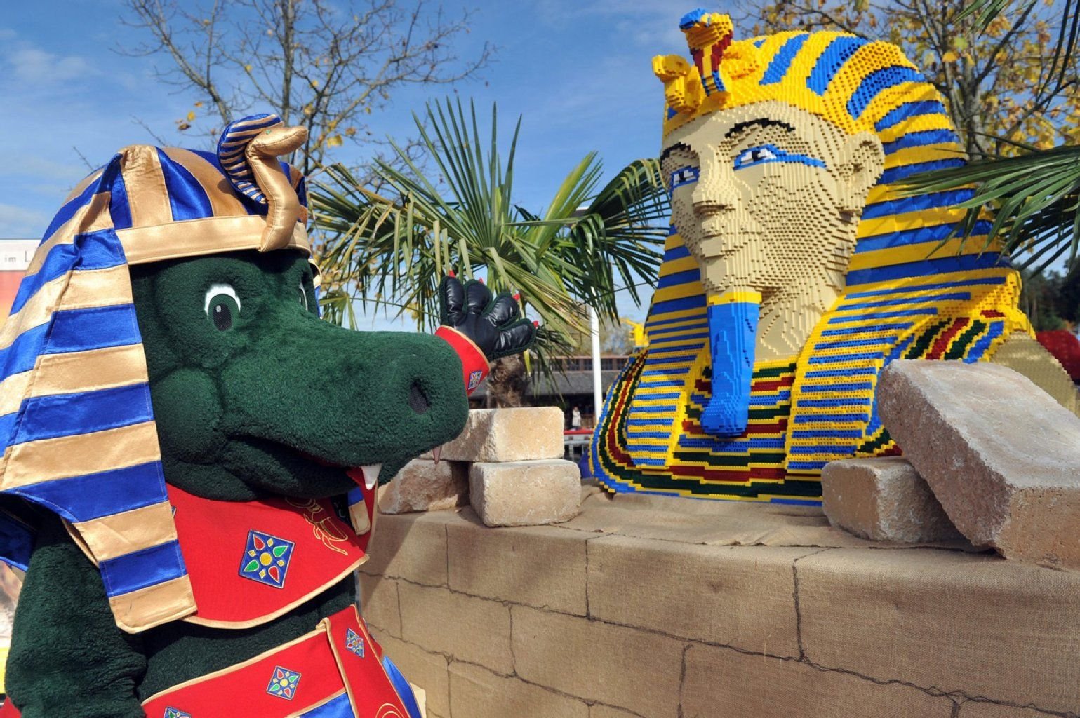 Im Legoland lockt das neue „Reich der Pharaonen“.