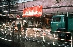 Die Diskothek «La Belle» in Berlin nach dem Anschlag am 5. April 1986 (Foto: MZ-Archiv)