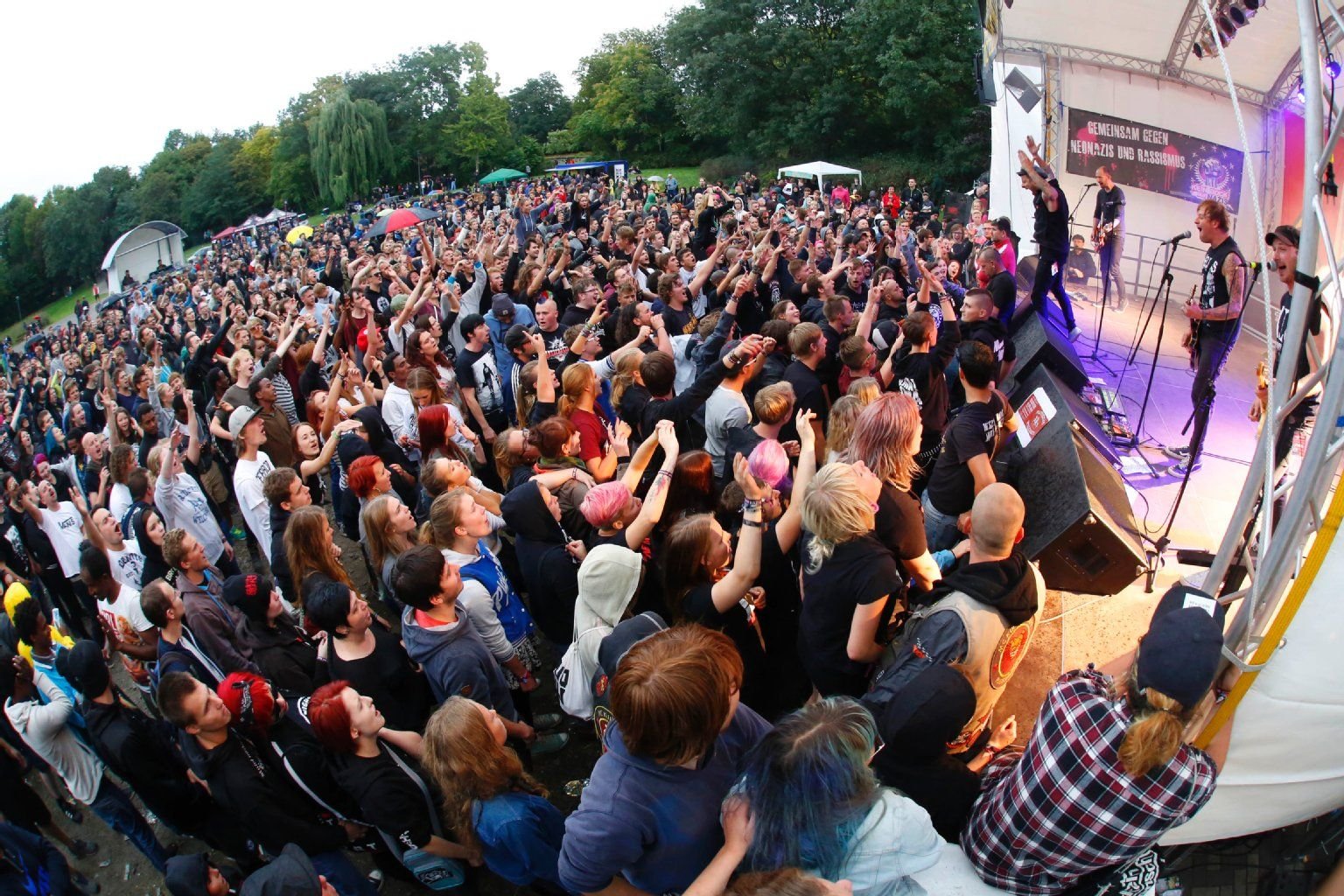 The Donots bei Rock gegen Rechts Stadtpark Grüne Lunge in Bitterfeld