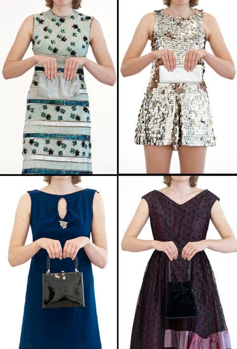 Die Bildkombo zeigt das Model Anja Schubert, die Kleidung des ehemaligen DDR-Modedesigners Heinz Bormann praesentiert. (FOTO: DAPD)